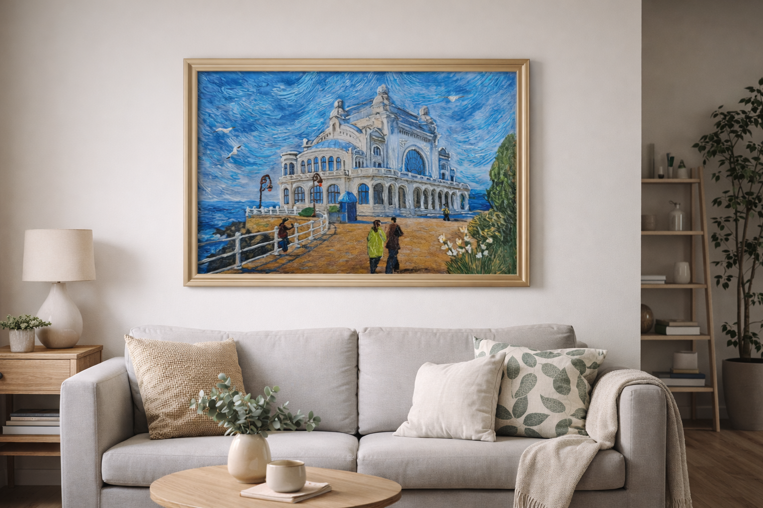 Cazinoul din Constanța – Tablou artistic în stil impasto