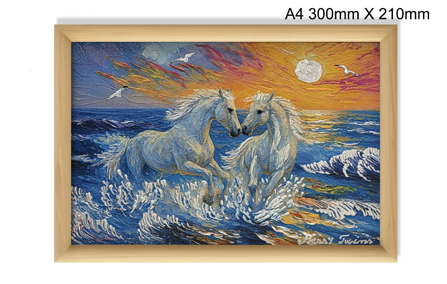 Cai Albi în Apusul Mării