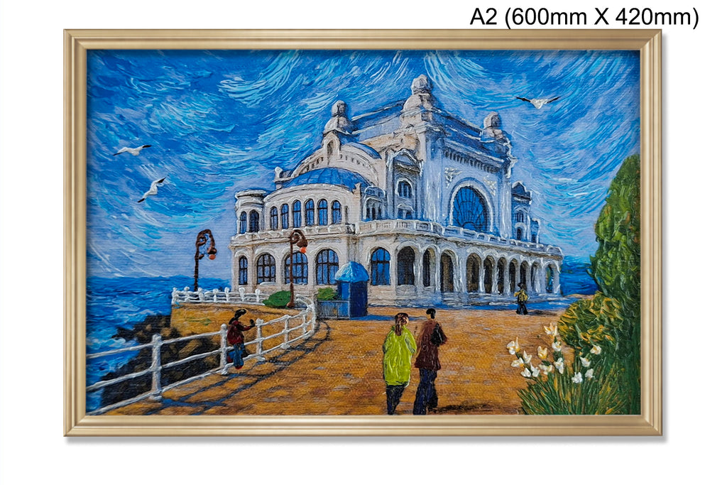 Cazinoul din Constanța – Tablou artistic în stil impasto
