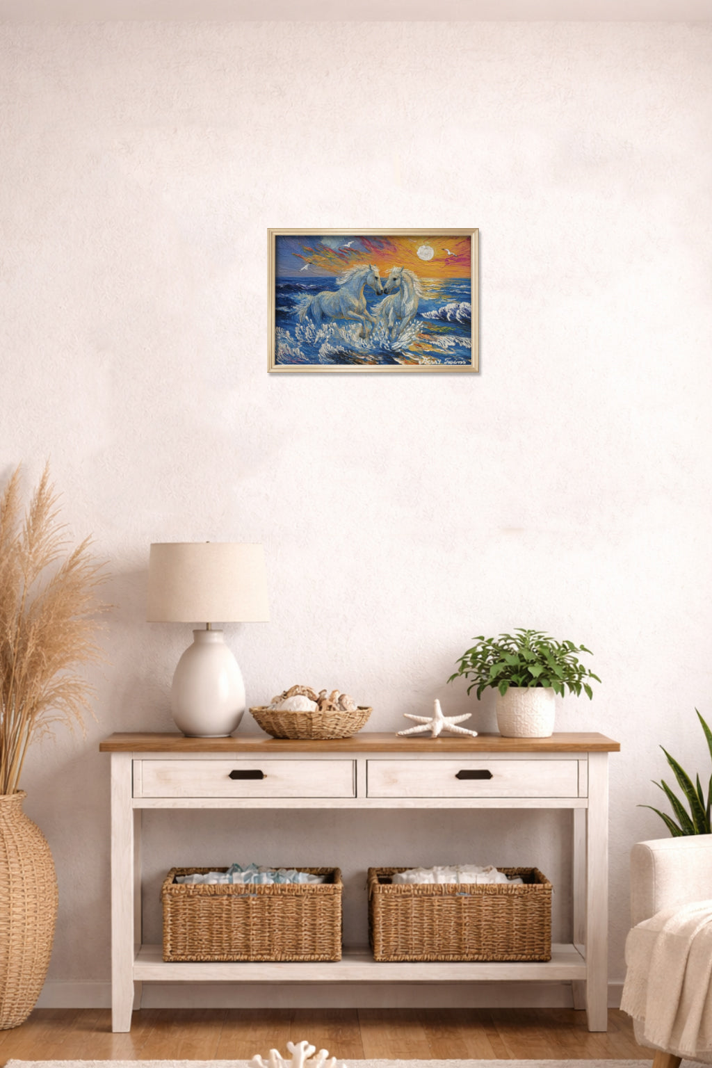 Cai Albi în Apusul Mării