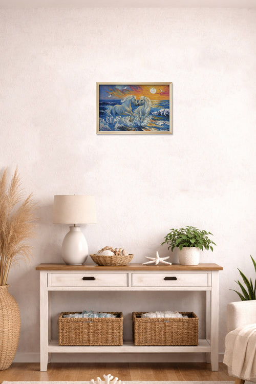 Cai Albi în Apusul Mării