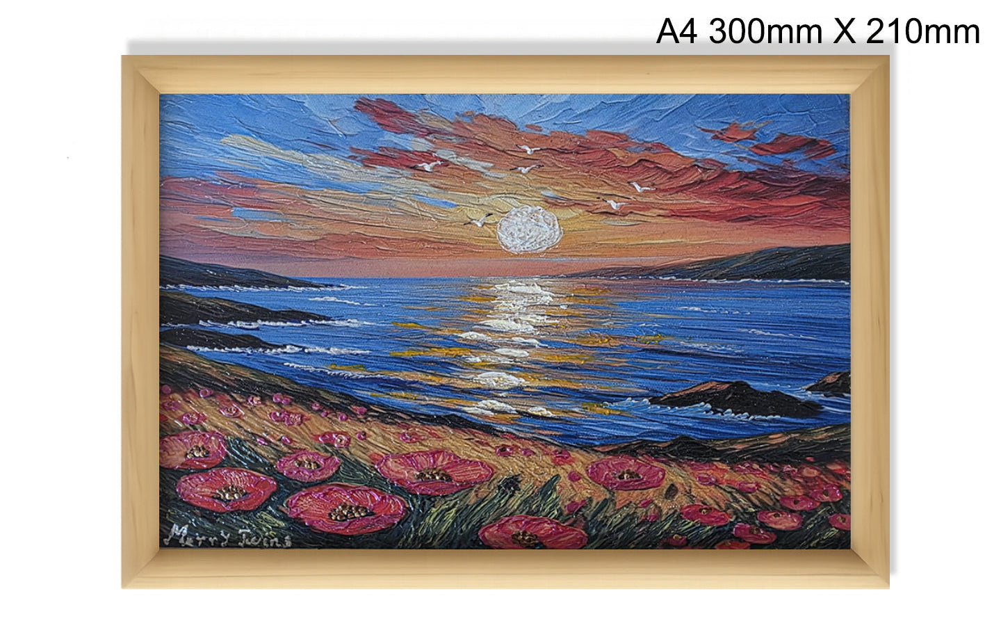 Câmp de maci la apus