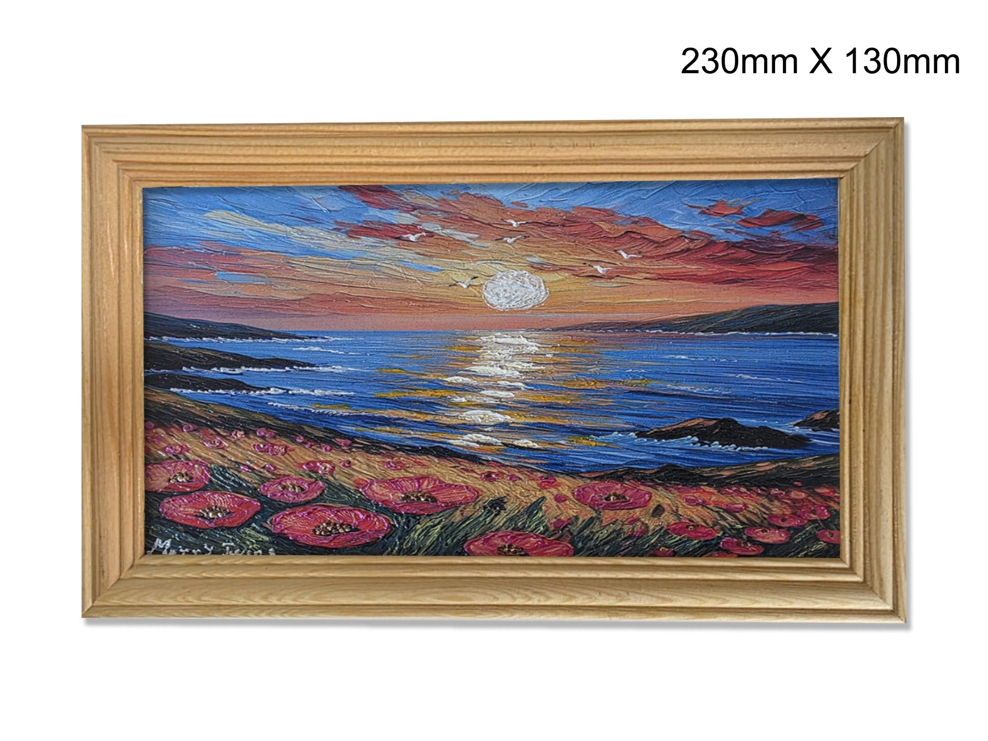 Câmp de maci la apus