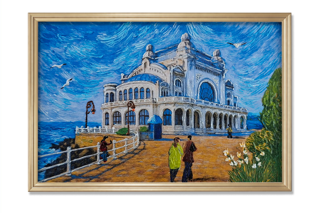Cazinoul din Constanța – Tablou artistic în stil impasto