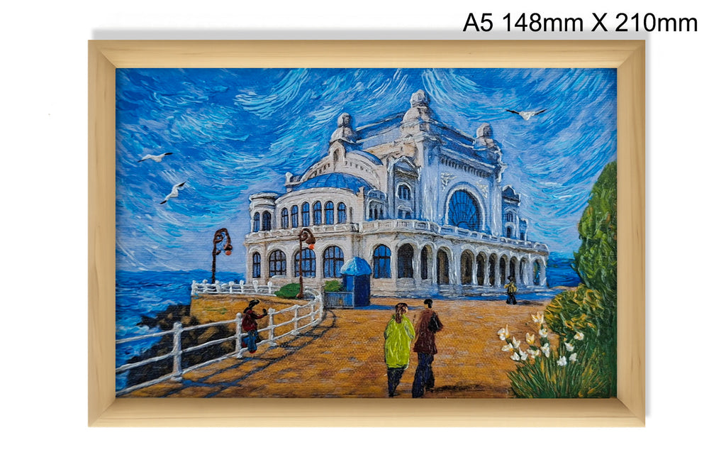 Cazinoul din Constanța – Tablou artistic în stil impasto